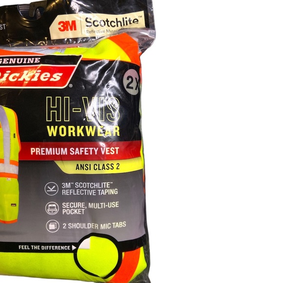 Dickies hi-vis workwear safety vest size 2x - Picture 3 of 5
